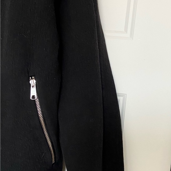 Everlane - The street fleece bomber jacket | black women US small - Picture 4 of 14